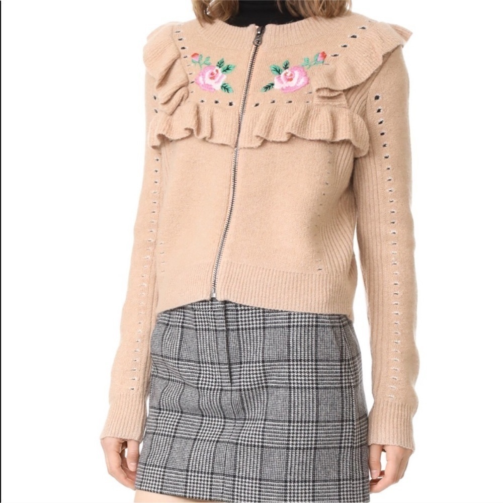 Wildfox Bed of Roses Elliot Jacket Cardigan - Picture 2 of 7